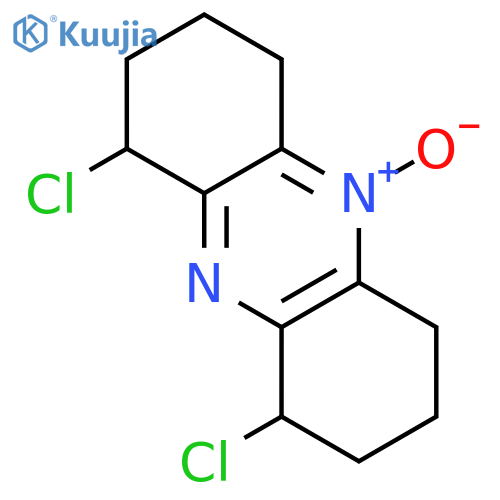 Phenazine, 1,9-dichloro-1,2,3,4,6,7,8,9-octahydro-, 5-oxide structure