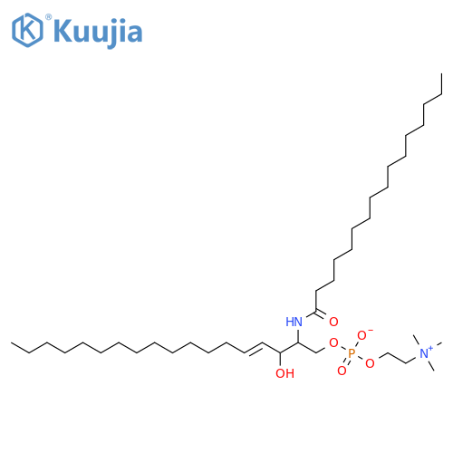 N-PALMITOYL-D-SPHINGOMYELIN structure