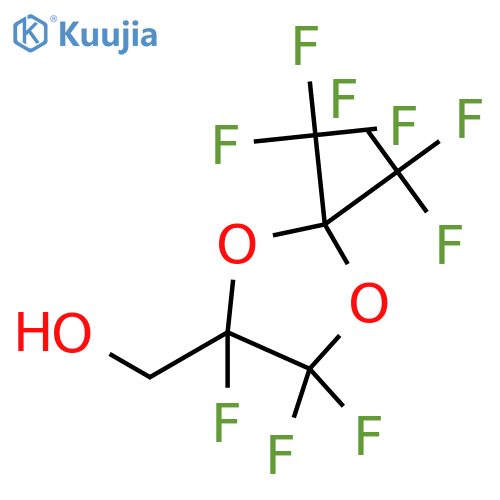 1,3-DIOXOLANE-4-METHANOL, 4,5,5-TRIFLUORO-2,2-BIS(TRIFLUOROMETHYL)- structure