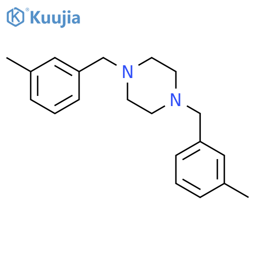 N,N'-Bis(3'-Me-benzyl)-piperazine structure
