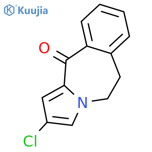 11H-Pyrrolo[2,1-b][3]benzazepin-11-one, 2-chloro-5,6-dihydro- structure