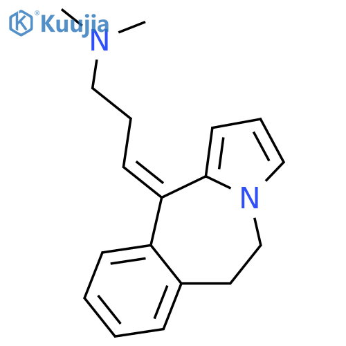 1-Propanamine,3-(5,6-dihydro-11H-pyrrolo[2,1-b][3]benzazepin-11-ylidene)-N,N-dimethyl- structure