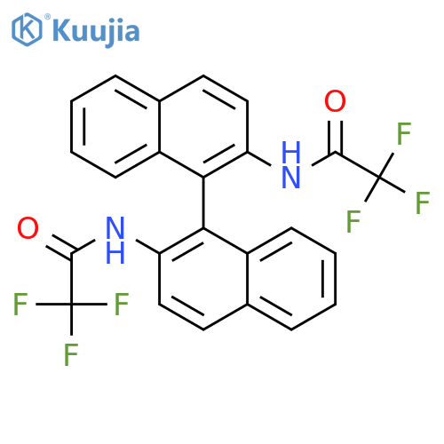 Acetamide, N,N'-[1,1'-binaphthalene]-2,2'-diylbis[2,2,2-trifluoro- structure