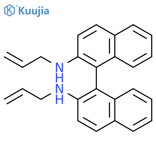 [1,1'-Binaphthalene]-2,2'-diamine, N,N'-di-2-propenyl- structure