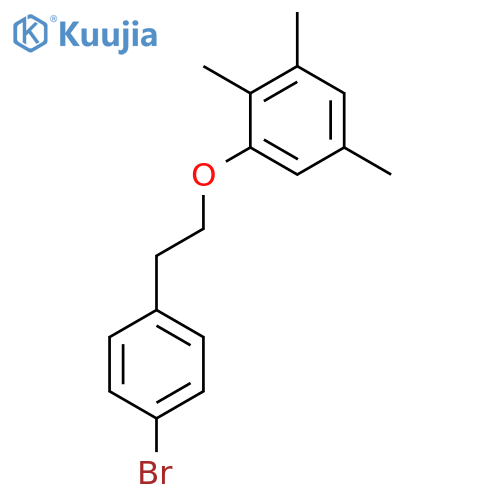 1-[2-(4-Bromophenyl)ethoxy]-2,3,5-trimethylbenzene structure