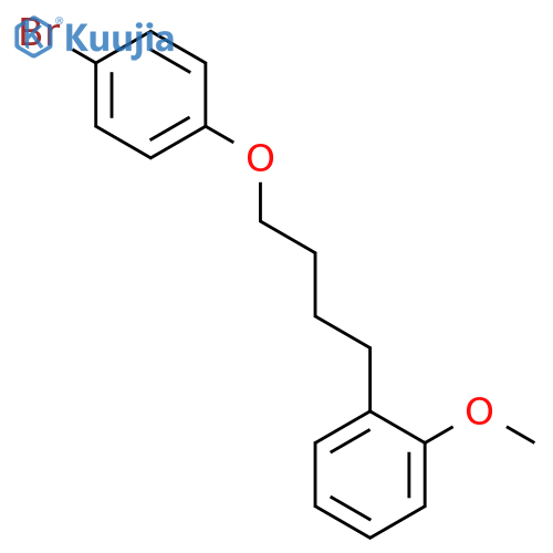 BENZENE, 1-[4-(4-BROMOPHENOXY)BUTYL]-2-METHOXY- structure