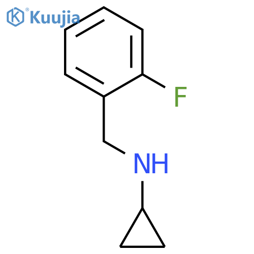 N-(2-Fluorophenyl)methylcyclopropanamine structure