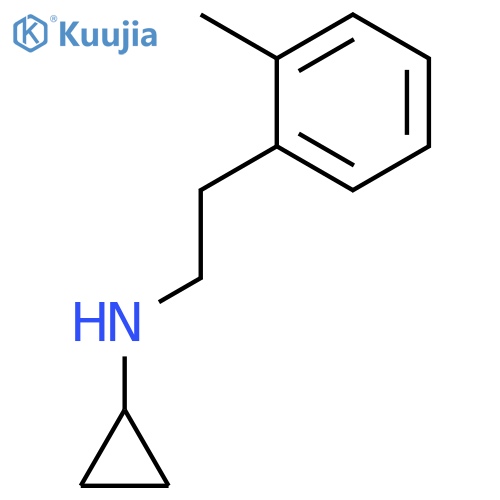 cyclopropyl-(2-o-tolylethyl)amine structure