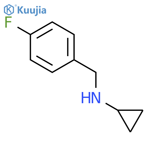 N-(4-Fluorobenzyl)cyclopropanamine structure