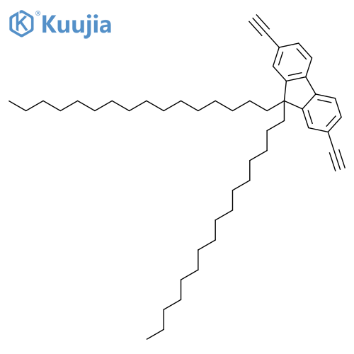 9H-Fluorene, 2,7-diethynyl-9,9-dihexadecyl- structure
