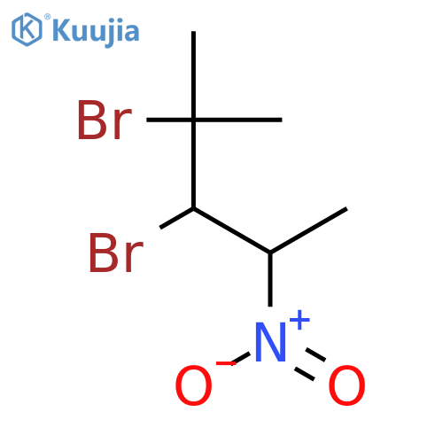 Pentane, 2,3-dibromo-2-methyl-4-nitro- structure