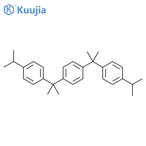 Benzene, 1,4-bis[1-methyl-1-[4-(1-methylethyl)phenyl]ethyl]- structure