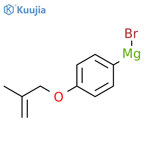 Magnesium, bromo[4-[(2-methyl-2-propenyl)oxy]phenyl]- structure