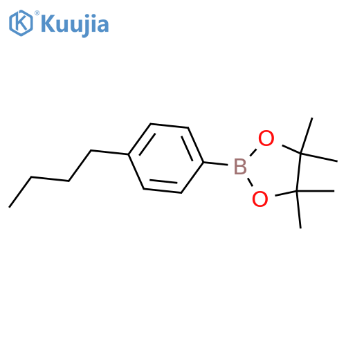 2-(4-butylphenyl)-4,4,5,5-tetramethyl-1,3,2-dioxaborolane structure