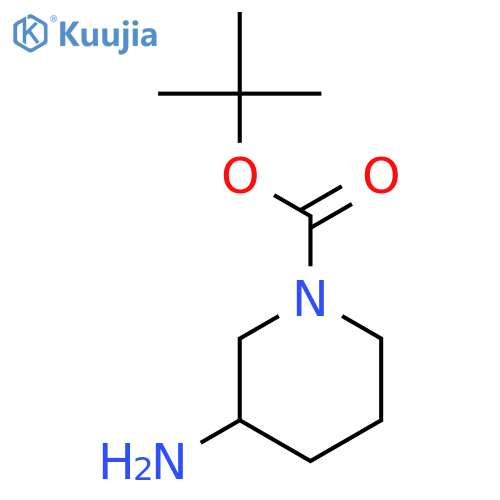 tert-butyl (3S)-3-aminopiperidine-1-carboxylate structure