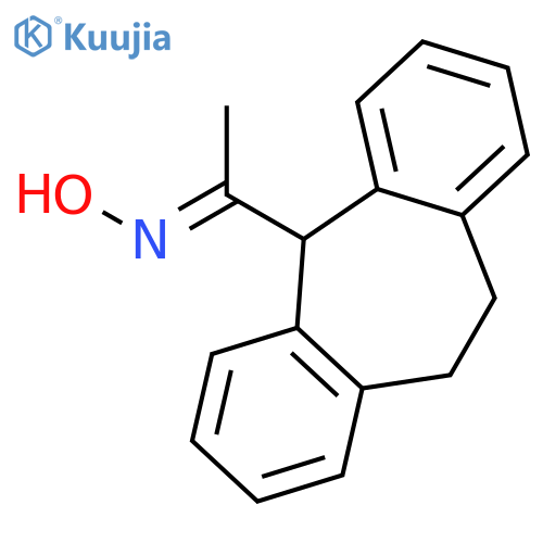 Ethanone, 1-(10,11-dihydro-5H-dibenzo[a,d]cyclohepten-5-yl)-, oxime structure
