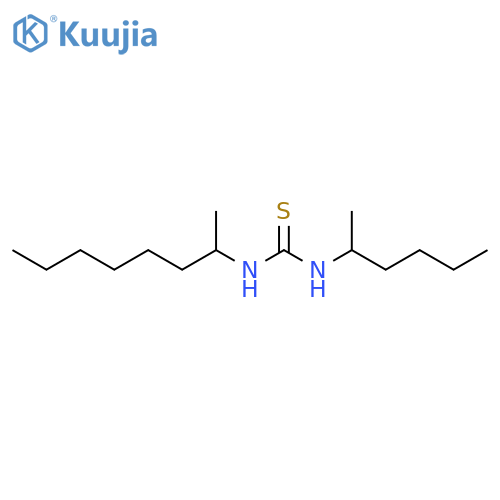 Thiourea, N-sec-hexyl-N'-sec-octyl- structure