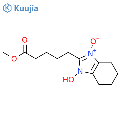 1H-Benzimidazole-2-pentanoic acid, 4,5,6,7-tetrahydro-1-hydroxy-,methyl ester, 3-oxide structure