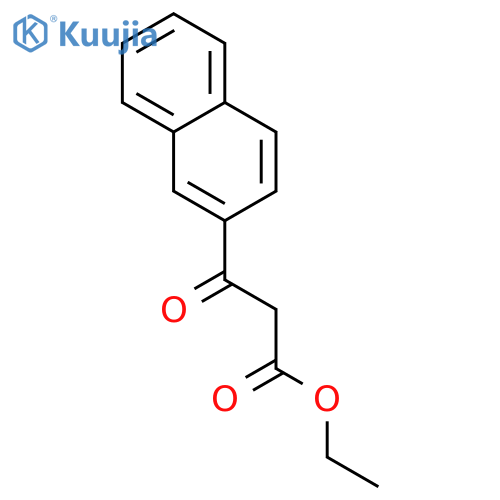 2-Naphthalenepropanoicacid, b-oxo-, ethyl ester structure