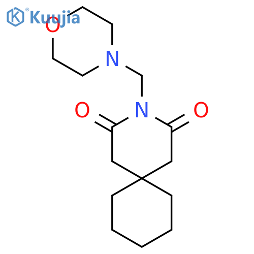 3-Azaspiro[5.5]undecane-2,4-dione, 3-(4-morpholinylmethyl)- structure