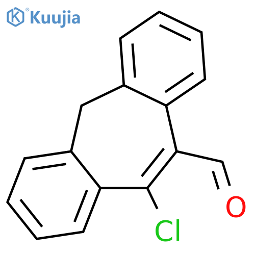 5H-Dibenzo[a,d]cycloheptene-10-carboxaldehyde, 11-chloro- structure
