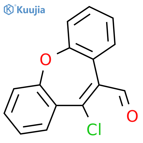 DIBENZ[B,F]OXEPIN-10-CARBOXALDEHYDE, 11-CHLORO- structure