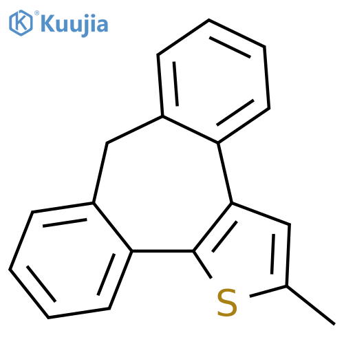 8H-Dibenzo[3,4:6,7]cyclohepta[1,2-b]thiophene, 2-methyl- structure