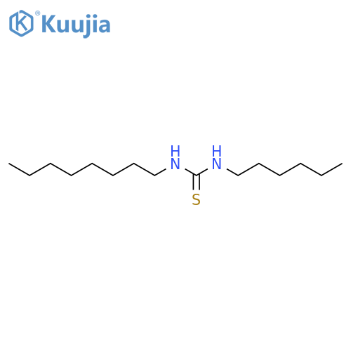 Thiourea, N-hexyl-N'-octyl- structure