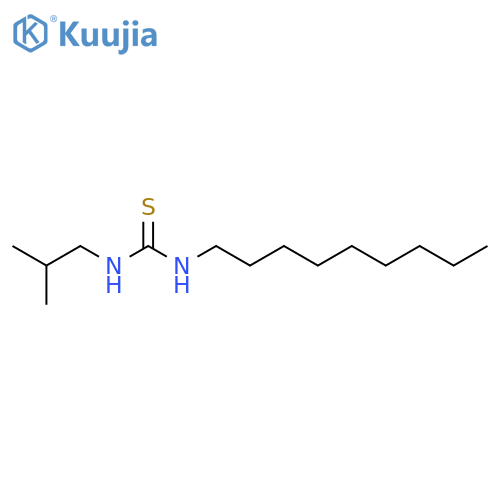 Thiourea, N-(2-methylpropyl)-N'-nonyl- structure