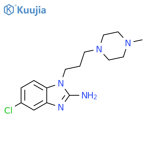 1H-Benzimidazol-2-amine,5-chloro-1-[3-(4-methyl-1-piperazinyl)propyl]- structure