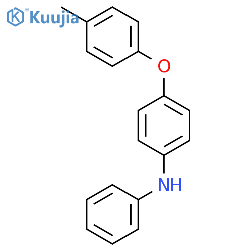 Benzenamine, 4-(4-methylphenoxy)-N-phenyl- structure