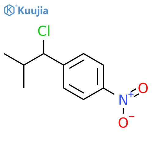 Benzene, 1-(1-chloro-2-methylpropyl)-4-nitro- structure