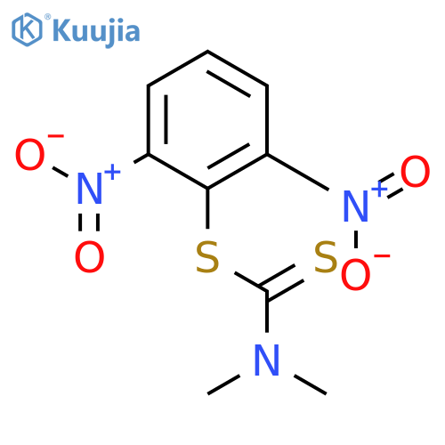 Carbamodithioic acid, dimethyl-, 2,6-dinitrophenyl ester structure