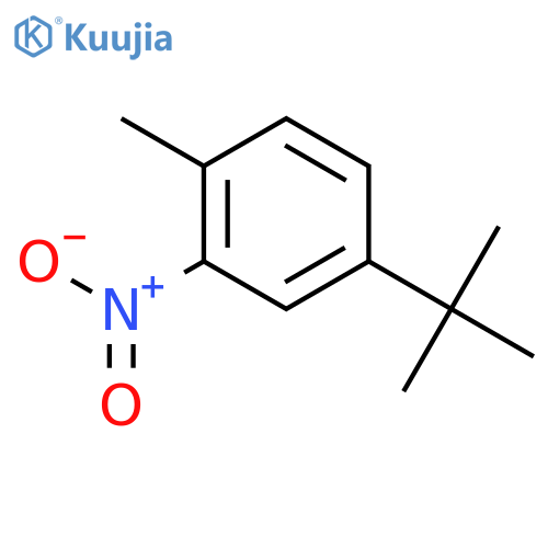 4-tert-Butyl-1-methyl-2-nitrobenzene structure