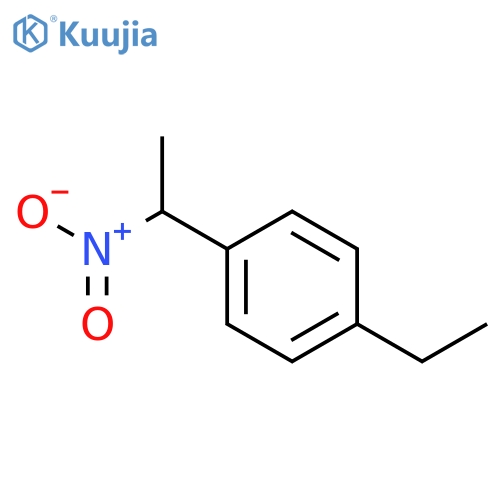 Benzene, 1-ethyl-4-(1-nitroethyl)- structure