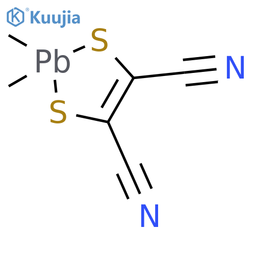 1,3,2-Dithiaplumbole-4,5-dicarbonitrile, 2,2-dimethyl- structure