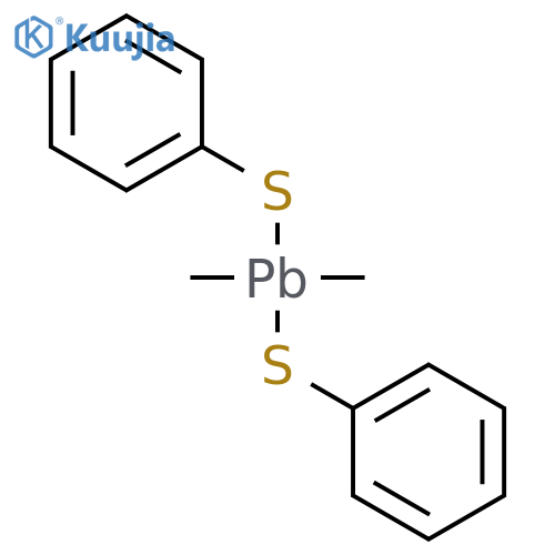 Plumbane, dimethylbis(phenylthio)- structure