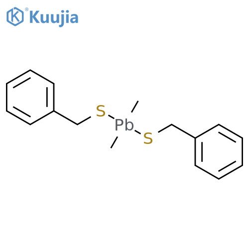 Plumbane, dimethylbis[(phenylmethyl)thio]- structure