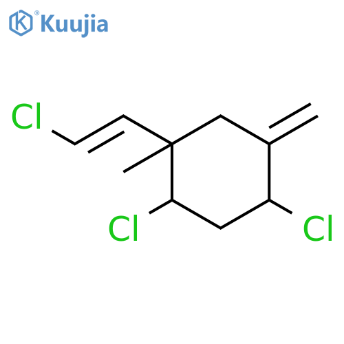 (1R,2R,4S)-2,4-dichloro-1-[(E)-2-chloroethenyl]-1-methyl-5-methylidenecyclohexane structure