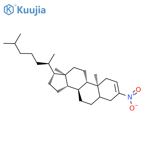 Cholest-2-ene, 3-nitro- structure