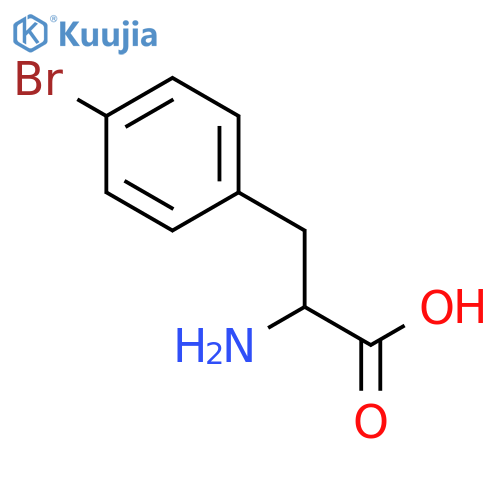 4-Bromo-D-phenylalanine structure