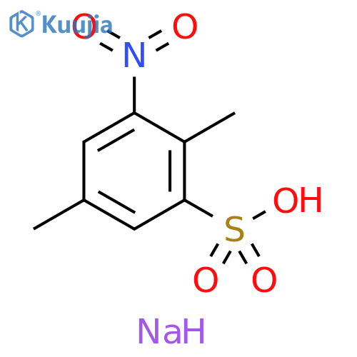 Benzenesulfonic acid, 2,5-dimethyl-3-nitro-, sodium salt (1:1) structure