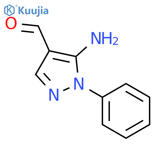 5-amino-1-phenyl-1H-pyrazole-4-carbaldehyde structure