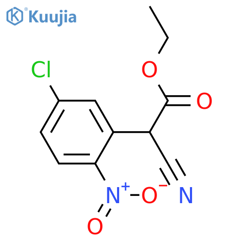 Ethyl 2-(5-Chloro-2-Nitrophenyl)-2-Cyanoacetate structure