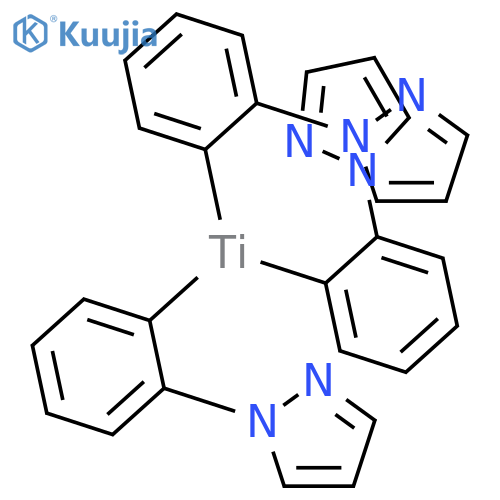 Titanium, tris[2-(1H-pyrazol-1-yl)phenyl]- structure