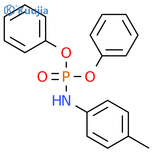 Phosphoramidic acid, (4-methylphenyl)-, diphenyl ester structure