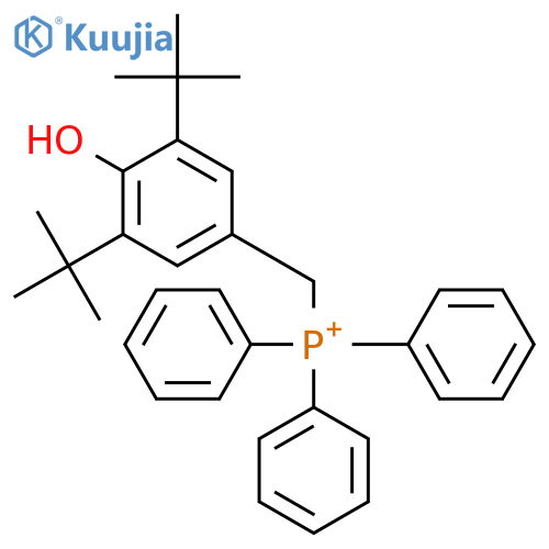 Phenoxy, 2,6-bis(1,1-dimethylethyl)-4-[(triphenylphosphonio)methyl]- structure