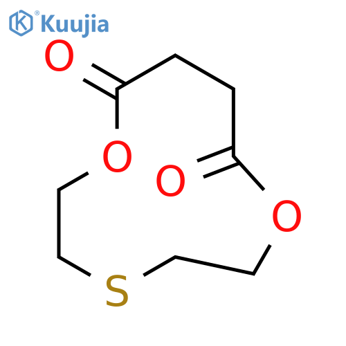 Butanedioic acid, thiodi-2,1-ethanediyl ester structure