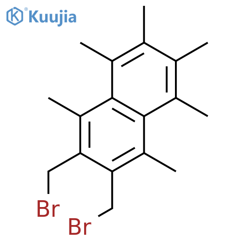 Naphthalene, 2,3-bis(bromomethyl)-1,4,5,6,7,8-hexamethyl- structure
