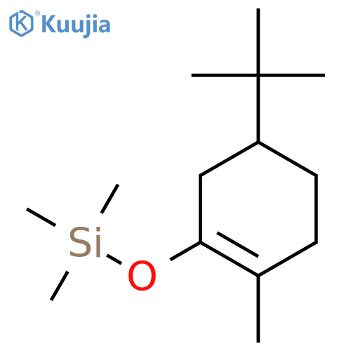 Silane, [[5-(1,1-dimethylethyl)-2-methyl-1-cyclohexen-1-yl]oxy]trimethyl- structure